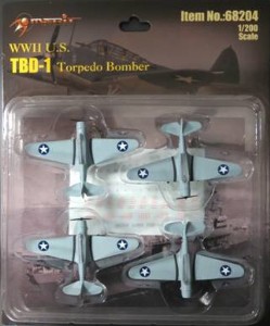 MERIT 1/200 美國 TBD-1 魚雷 轟炸機 